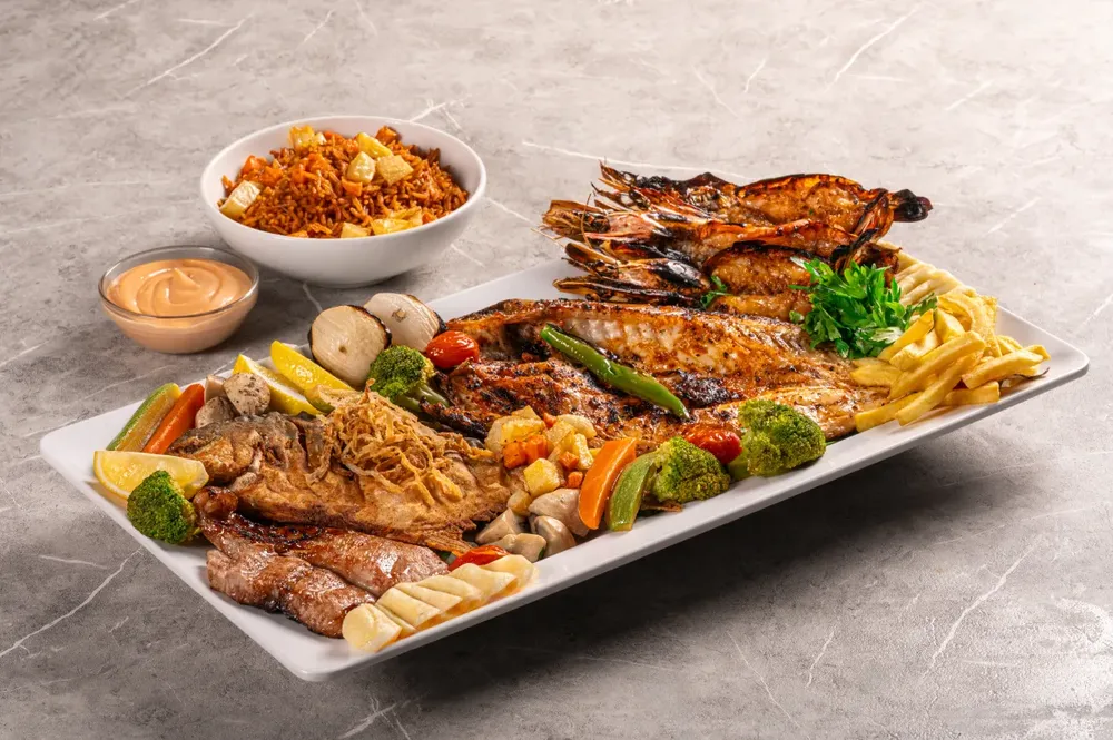 Mix seafood platter