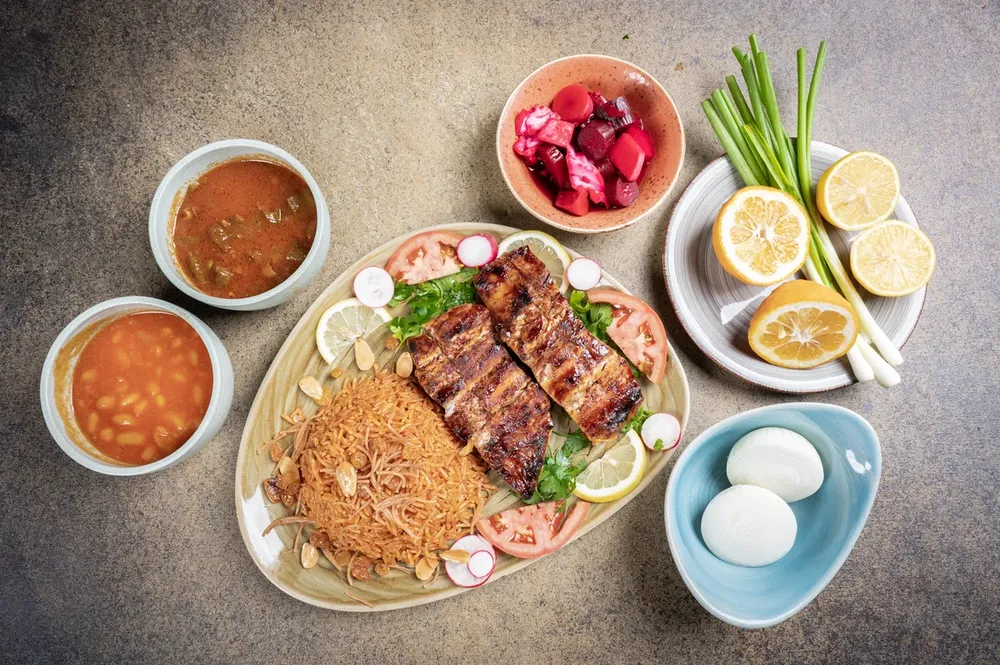 Grilled Fish with Rice