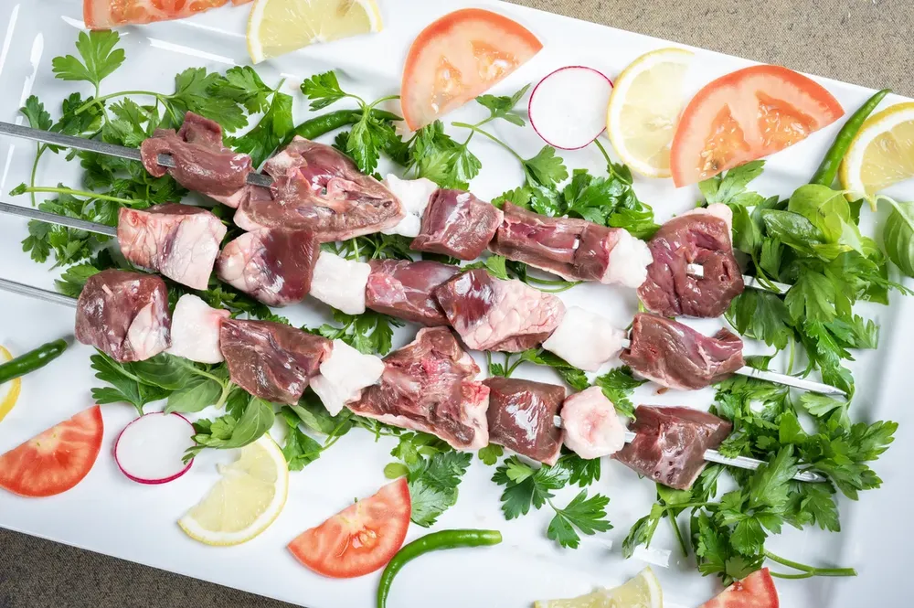 Grilled Lamb Heart