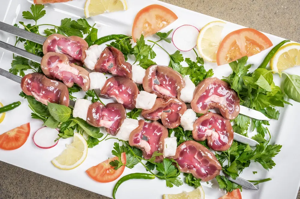Chilawi (grilled kidney)