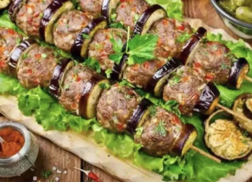 Kabab with Eggplant