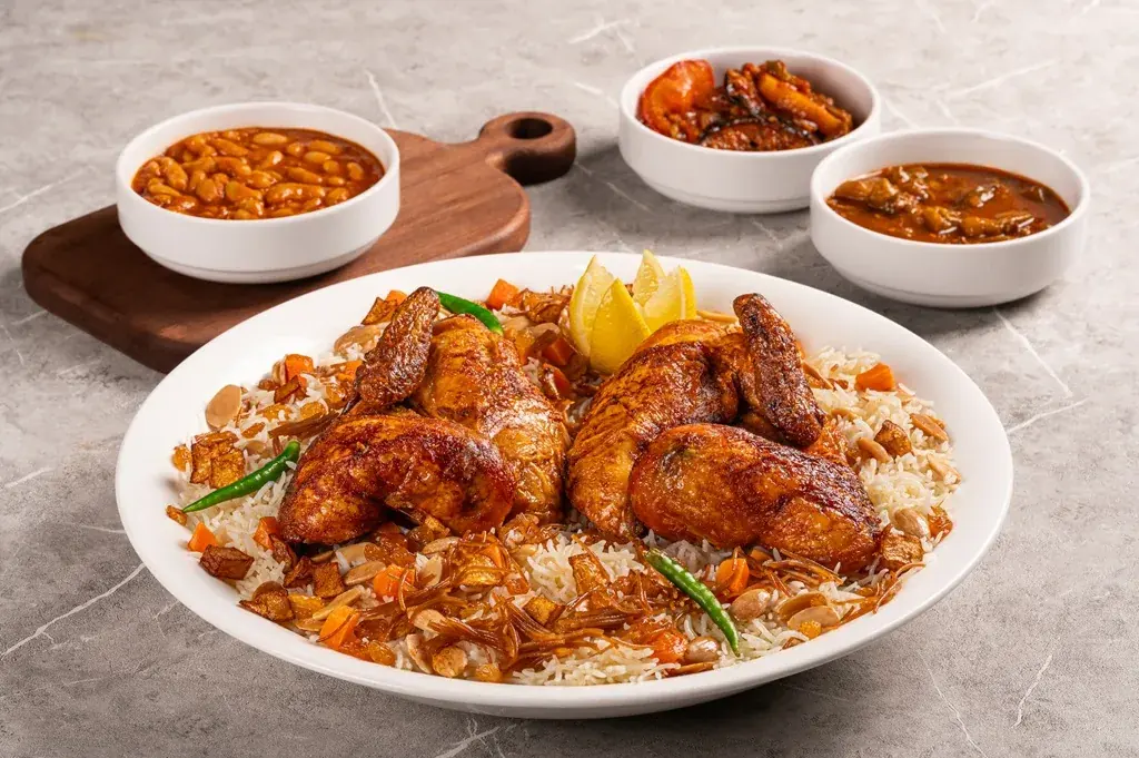 دجاج بالرز — مطعم كباب أربيل العراقي دبي